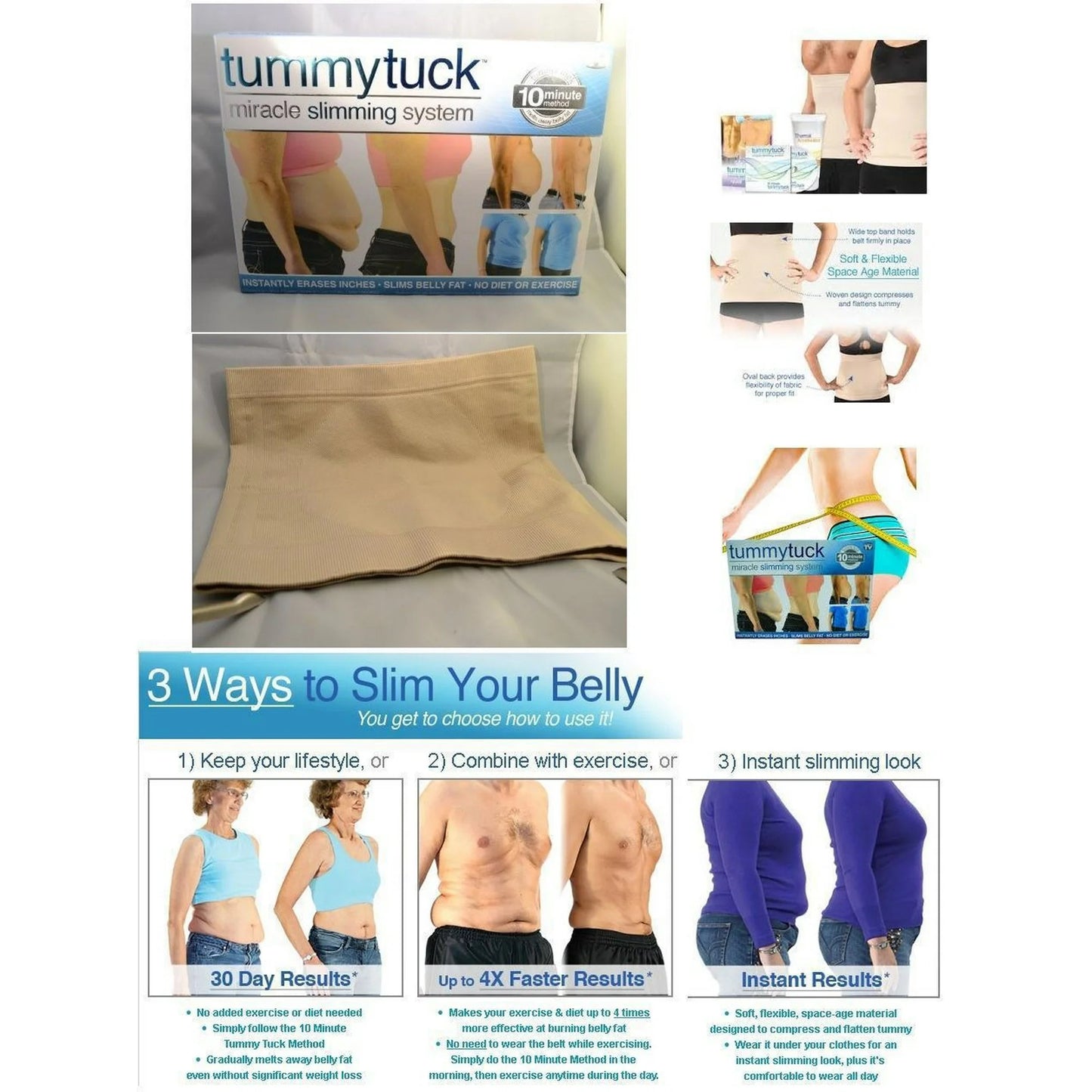 Sistema de adelgazamiento Tummy Tuck